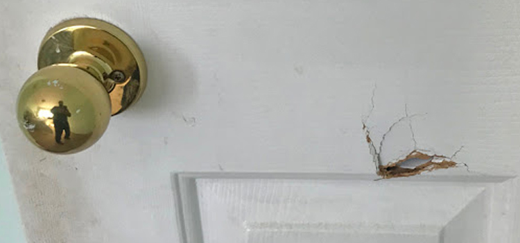 interior door hole repair Palm Springs